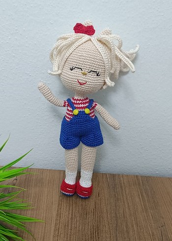 Renkli Örgü Bebek Oyuncak - Görsel 3