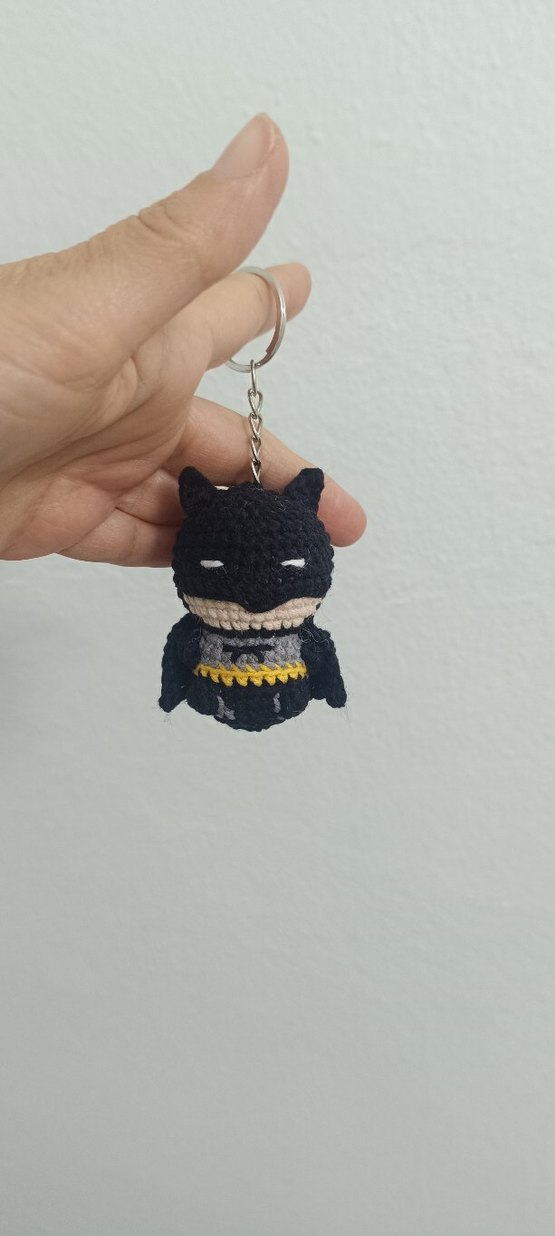 amigurimi batman  Anahtarlık - Görsel 2