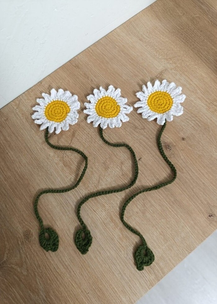 Örgü kitap ayracı - Görsel 2