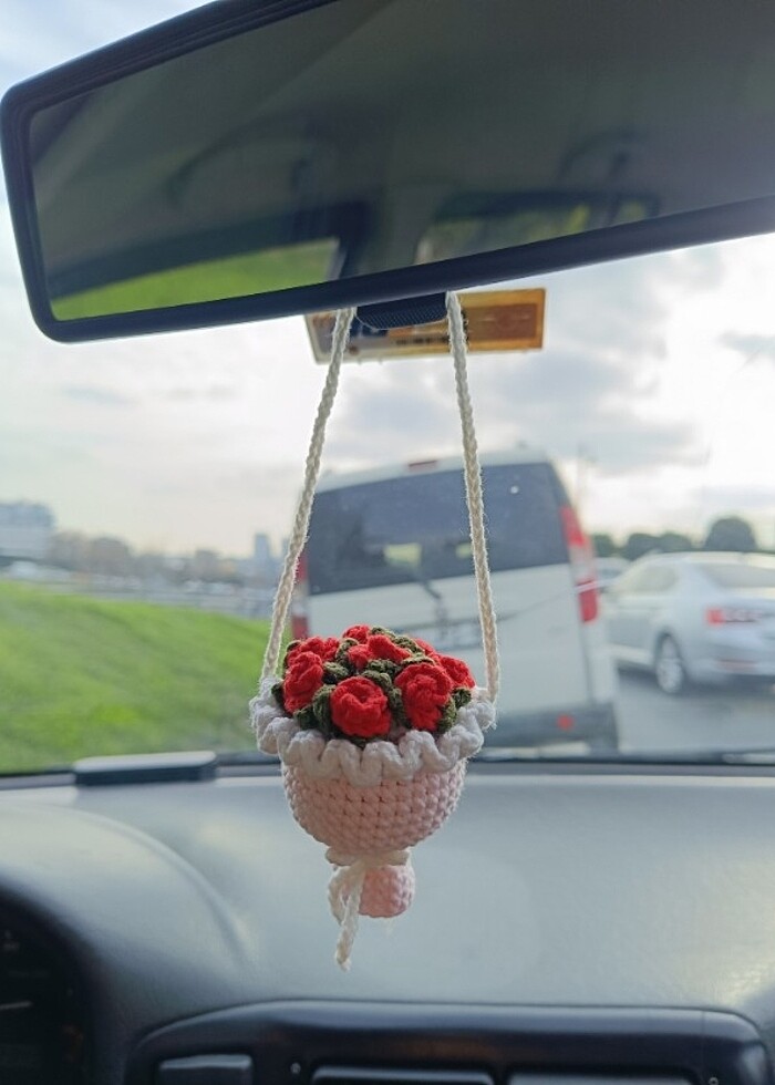 Buket araba süsü - Görsel 2