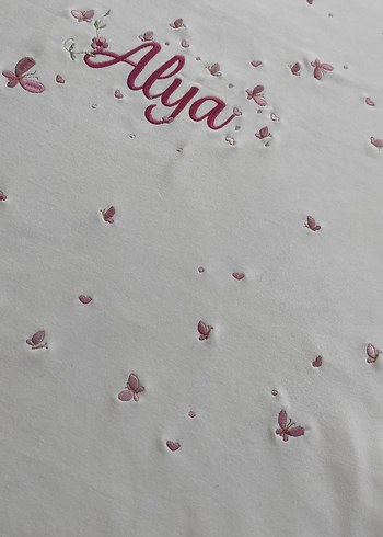 Nakışlı Dantel Detaylı Bebek Hastane Kıyafeti - Görsel 9