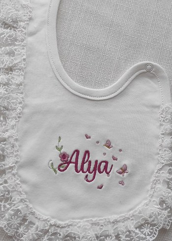 Nakışlı Dantel Detaylı Bebek Hastane Kıyafeti - Görsel 5