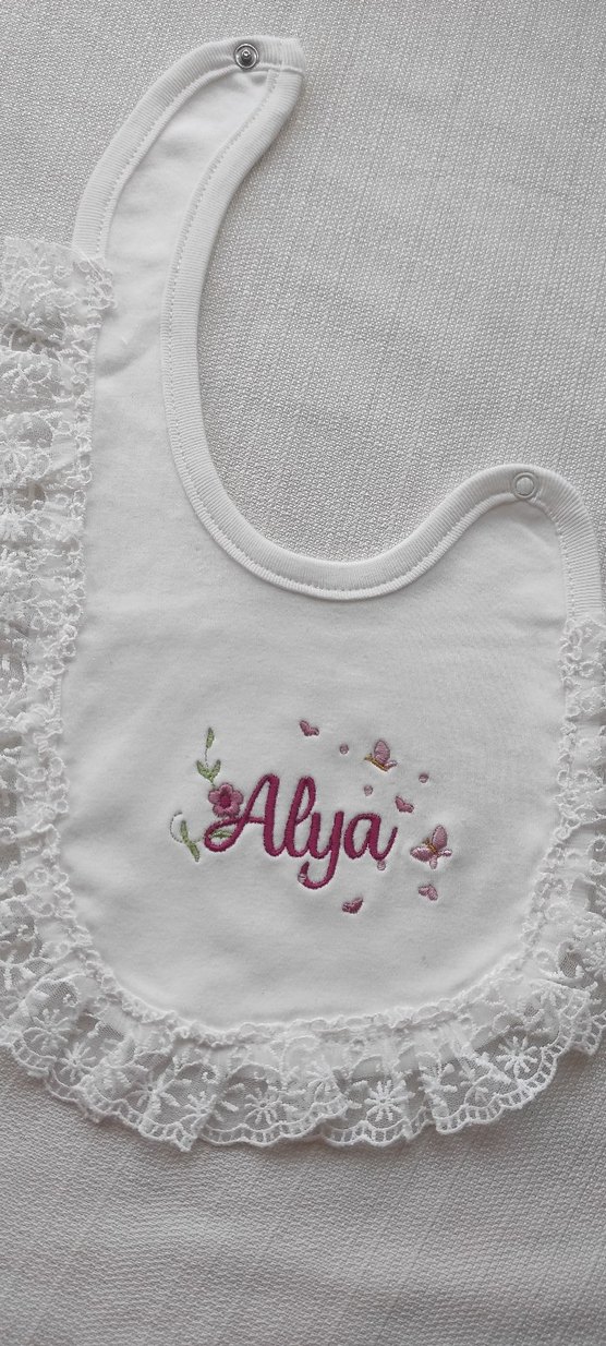 Nakışlı Dantel Detaylı Bebek Hastane Kıyafeti - Görsel 5