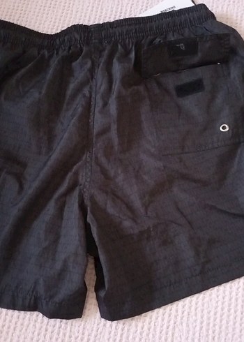 Siyah Erkek Midi Yüzme Şortu - Görsel 3