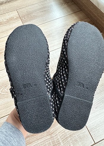 Zara 26 Kız Çocuk Puantiyeli Tokalı Babet - Görsel 3