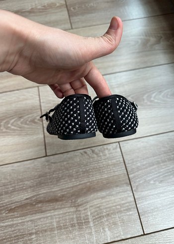 Zara 26 Kız Çocuk Puantiyeli Tokalı Babet - Görsel 4