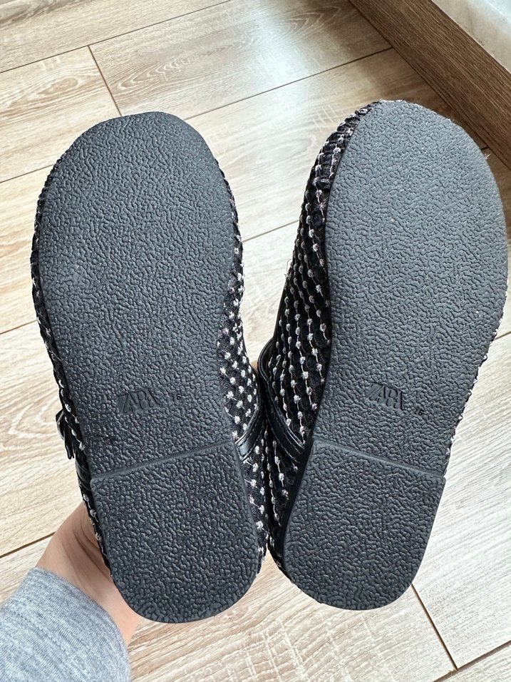 Zara 26 Kız Çocuk Puantiyeli Tokalı Babet - Görsel 3