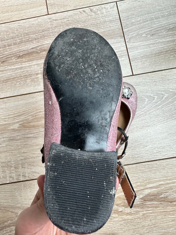 Disnep 26 Kız Çocuk Pembe Tokalı Bale Ayakkabısı - Görsel 5