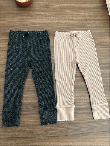 Zara 2-3 yaş kız bebek 2?li tayt