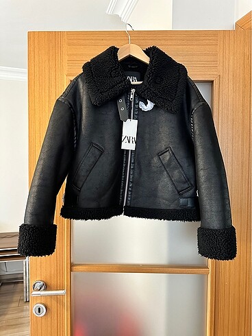 XS/34 COLLECTION ASTR DETAYLI BIKER CEKET