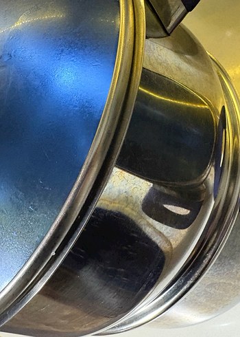 Mavi Saplı Gri Çelik 3 li tencere takımı - Görsel 3