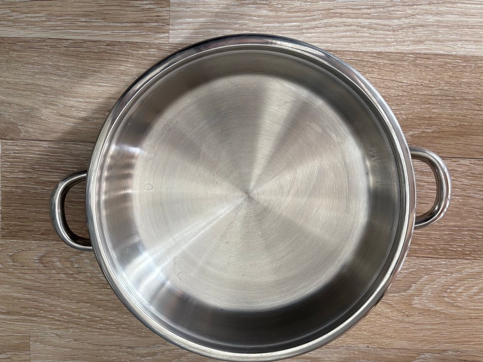 Parlak çelik Tencere - Görsel 2