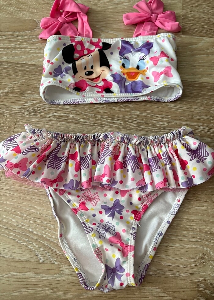 Dısney beyaz çocuk bikini - Görsel 3