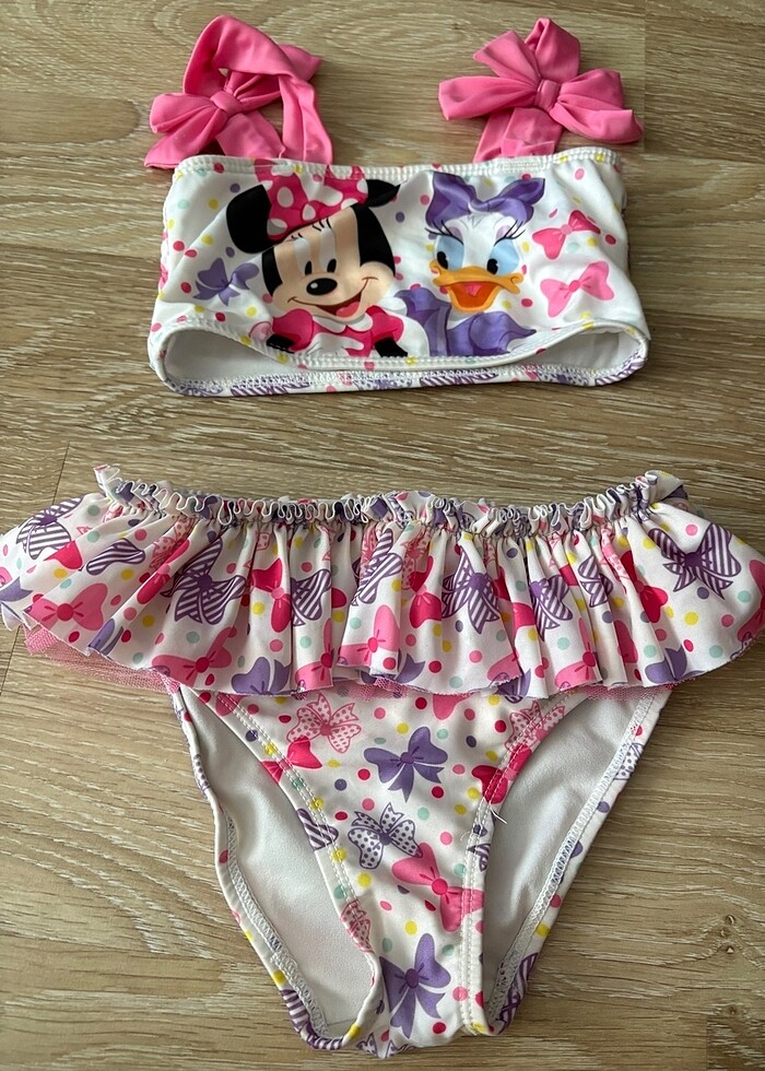 Dısney beyaz çocuk bikini - Görsel 4