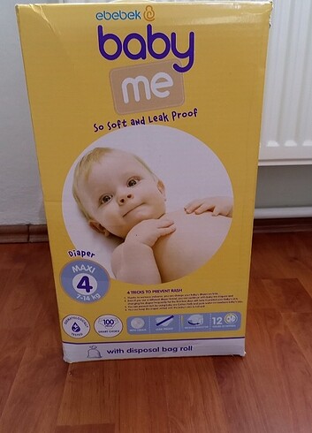 Baby Me 4 numara 100 Adet Bebek Bezi 