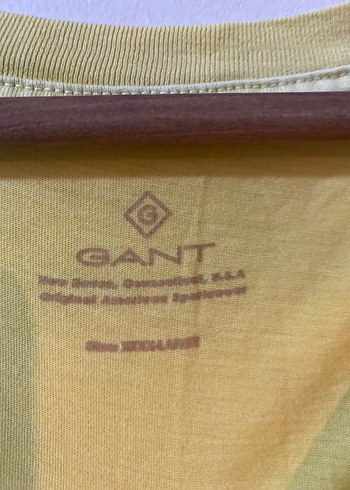 GANT Sarı Kısa Kollu Erkek Tişört - Görsel 2