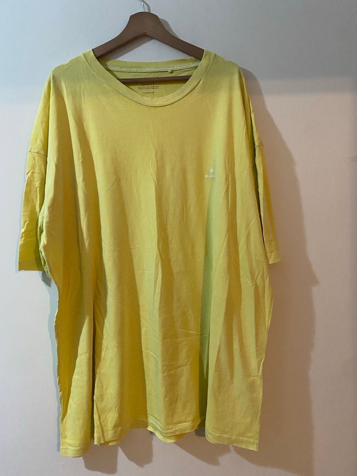 GANT Sarı Kısa Kollu Erkek Tişört - Görsel 3