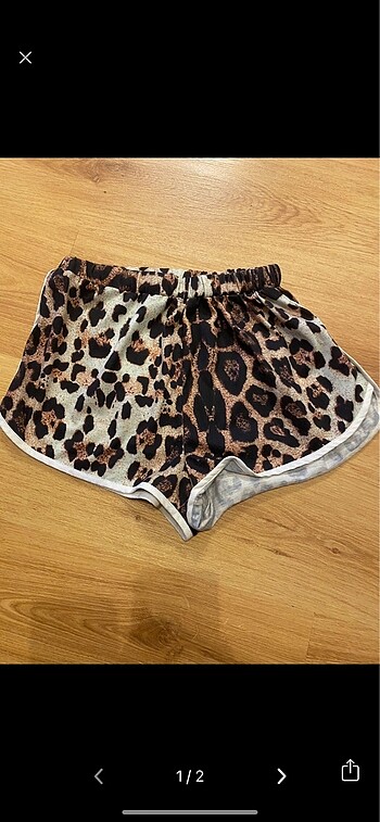 shein leopar şort
