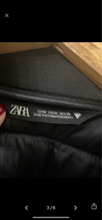 m Beden zara mont
