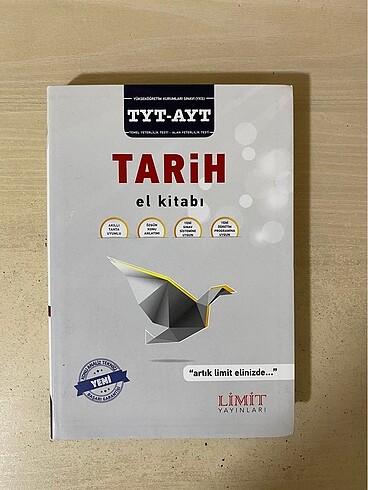 Limit Yayınları TYT-AYT Tarih El Kitabı