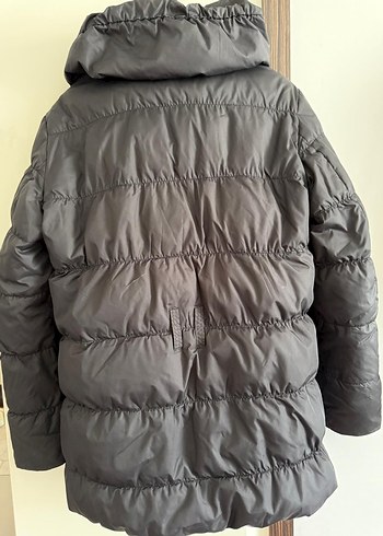 l Beden siyah Renk Düğmeli Siyah Kadın Kışlık Mont