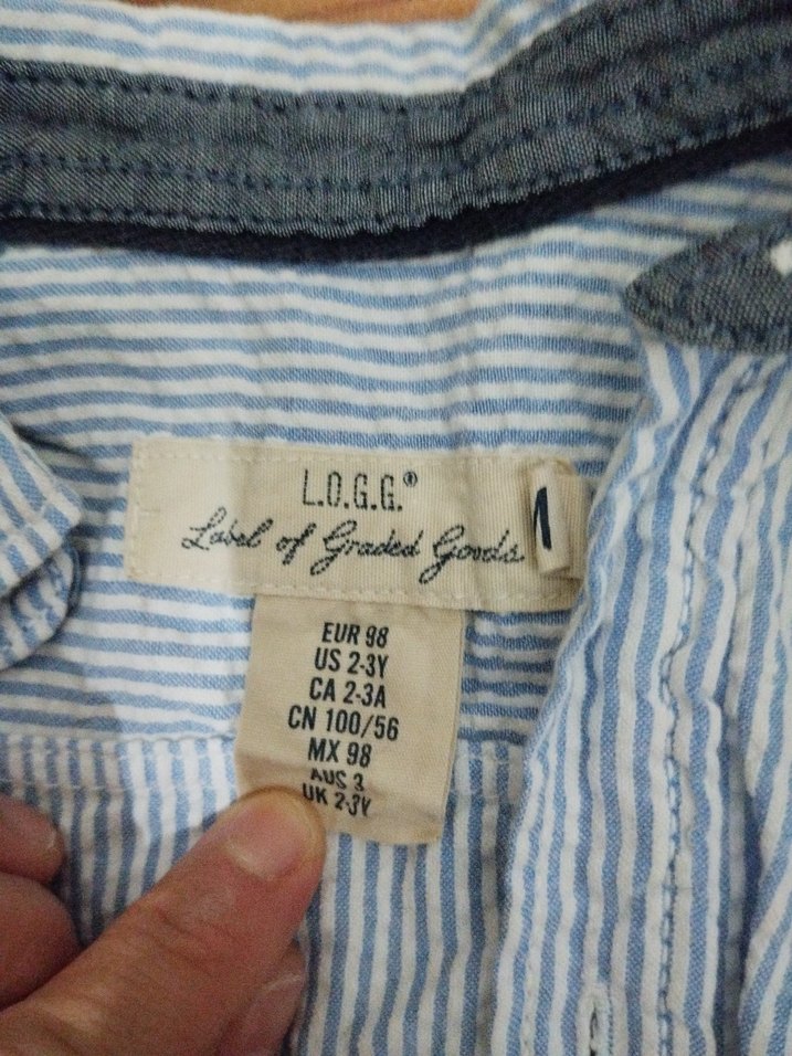 Erkek Çocuk Mavi Kısa Kollu Gömlek - Görsel 3