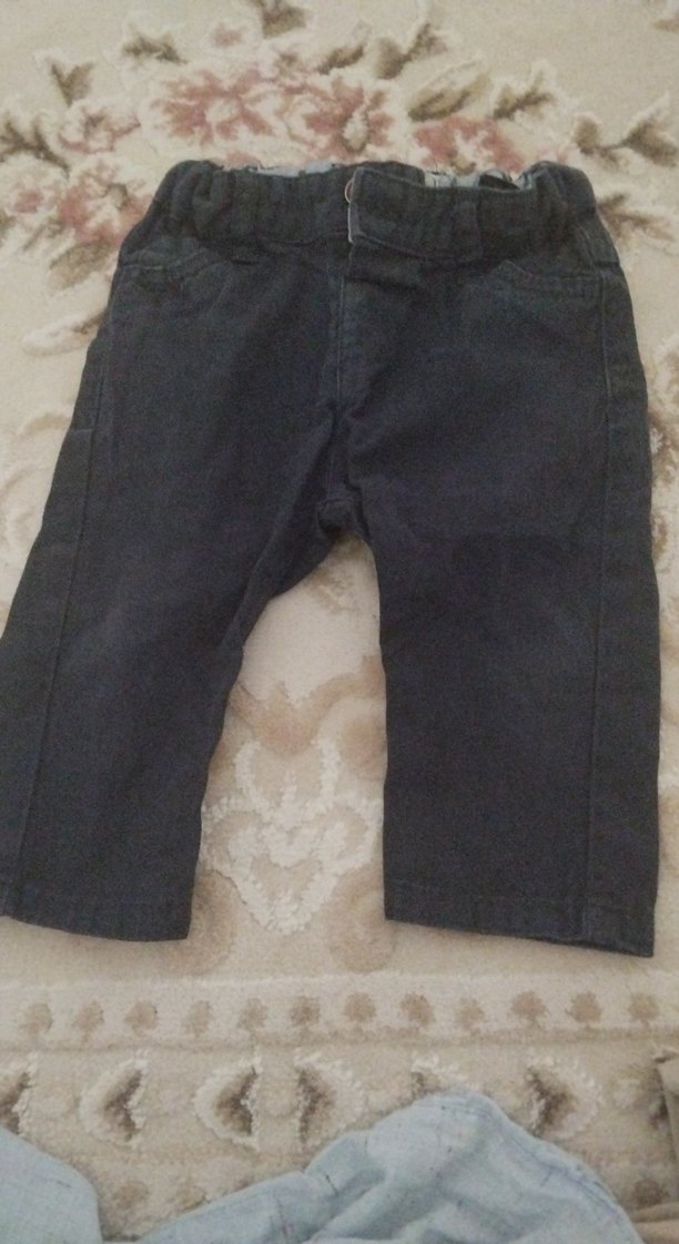 Turkuaz Keten Erkek Çocuk Kısa Kollu Gömlek - Görsel 4