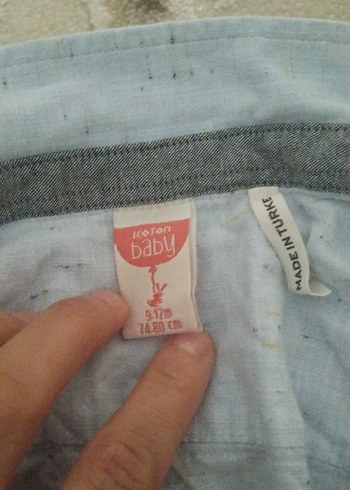 Bej Düğmeli Erkek Çocuk Pantolonu - Görsel 4