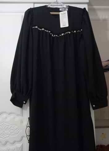 40 Beden siyah Renk Elbise
