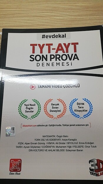  3d ayt dil bilgisi deneme