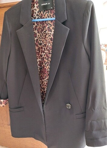 Diğer Leopar desenli blazer ceket