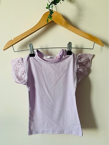 Zara Orjinal Çocuk Lila Tshirt