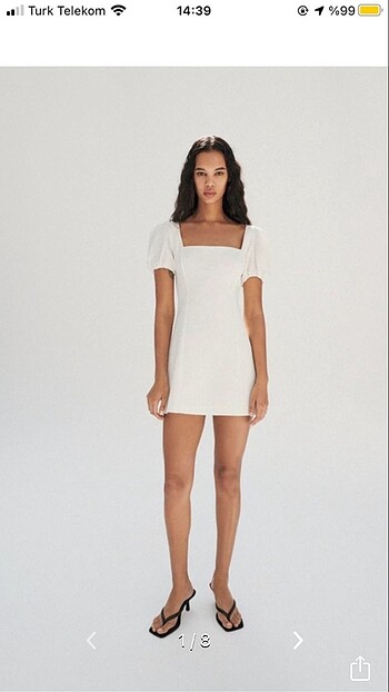 Zara keten elbise