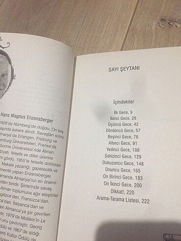 Beden Renk Sayı Şeytanı Hans Magnus Enzensberger
