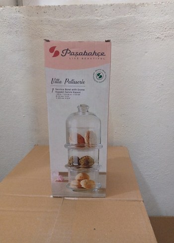 Paşabahçe Villa Patisserie Cam Servis Kabı - Görsel 2