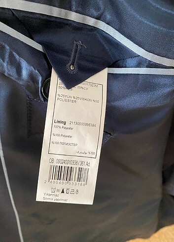 52 Beden gri Renk Fabrika takım elbise