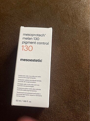 Melan 130 güneş kremi