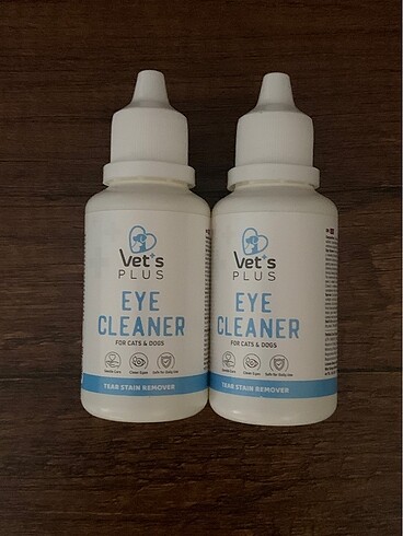 Vet's Plus Kedi ve Köpekler için Gözyaşı Lekesi Temizleme Solüsy
