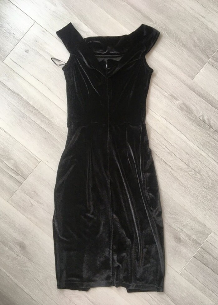 Siyah gece elbisesi  - Görsel 2