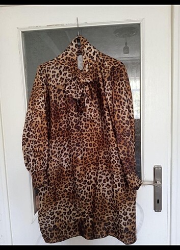 Leopar çok şık tunik
