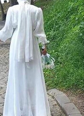 Beyaz nikah elbisesi/nişan/söz