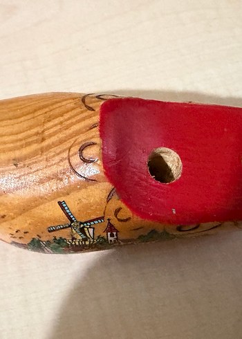 El Boyaması Ahşap Takunya Kalemlik - Görsel 2