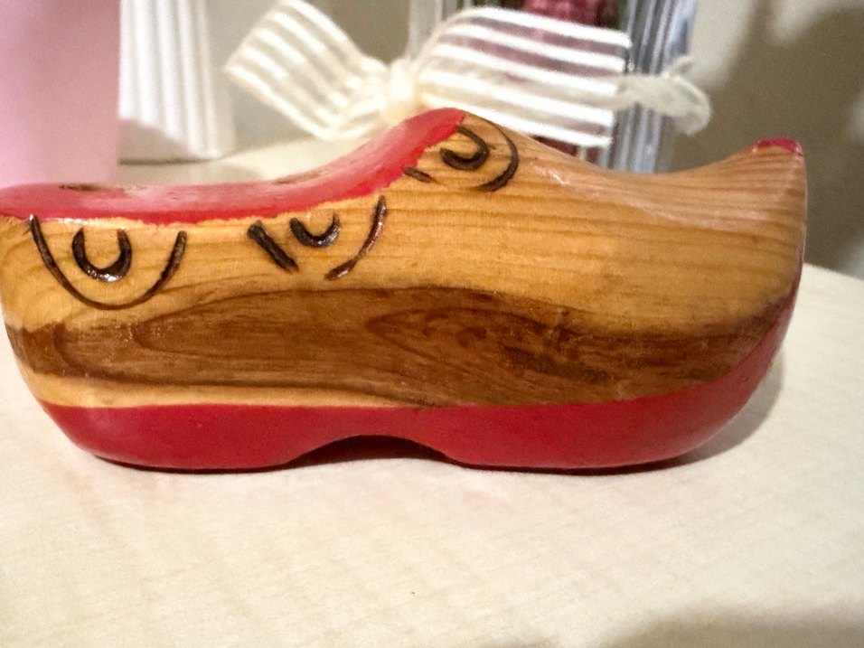 El Boyaması Ahşap Takunya Kalemlik - Görsel 3