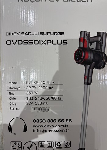 ONVO ŞARJLI DİKEY SÜPÜRGE - Görsel 5