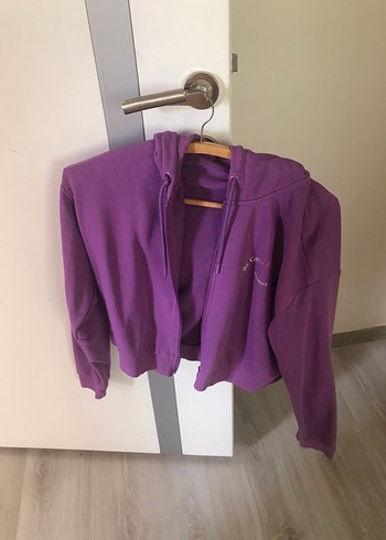 Lumberjack Kadın Mor Fermuarlı Sweatshirt