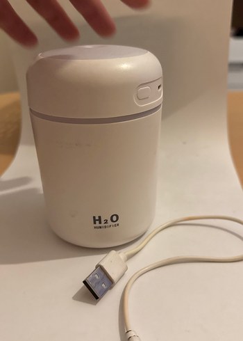Beyaz USB H2O Nemlendirici ve Hava Temizleyici - Görsel 4