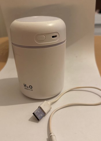 Beyaz USB H2O Nemlendirici ve Hava Temizleyici - Görsel 3