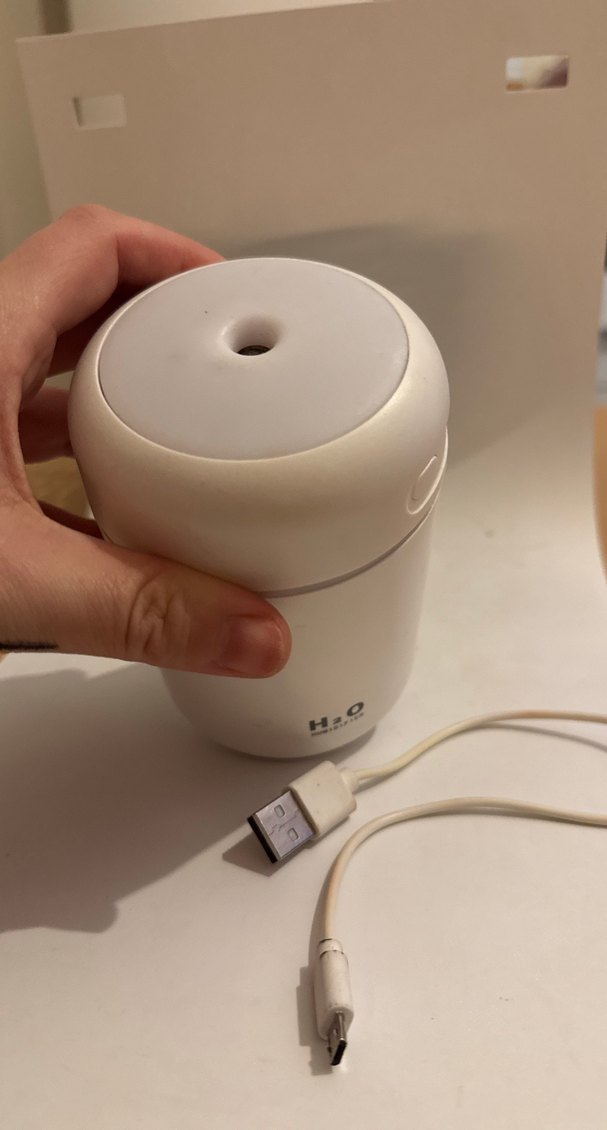 Beyaz USB H2O Nemlendirici ve Hava Temizleyici - Görsel 2