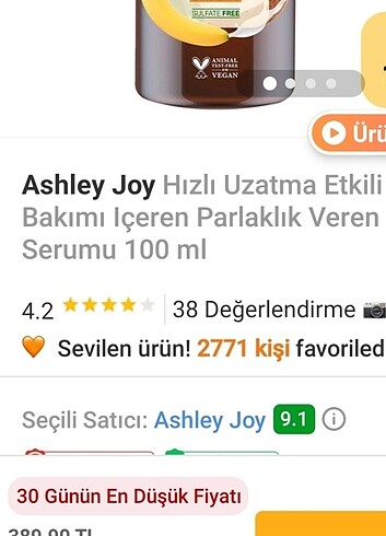 Beden Renk Ashley Joy Şampuan ve Saç Bakım Yağı