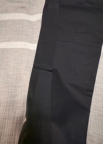 Düğmeli Siyah Kadın Kumaş Pantolon - Görsel 3